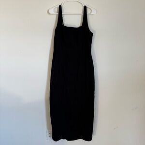 Black Linen Dress